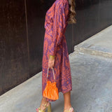 Leya - Abito Elegante Stampato