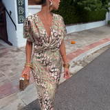 Ginevra - Abito Elegante con Drappeggio