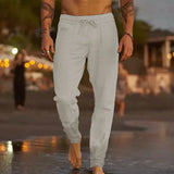 Ricardo - Pantaloni Spiaggia Lino