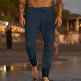 Ricardo - Pantaloni Spiaggia Lino