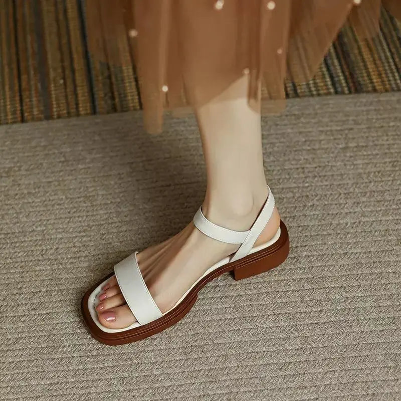 Julia - Sandali June in pelle