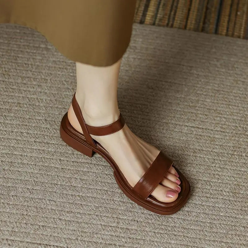 Julia - Sandali June in pelle