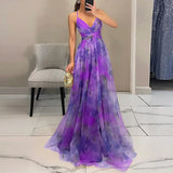 Giselle - Incantevole Maxi-abito con Stampa Floreale
