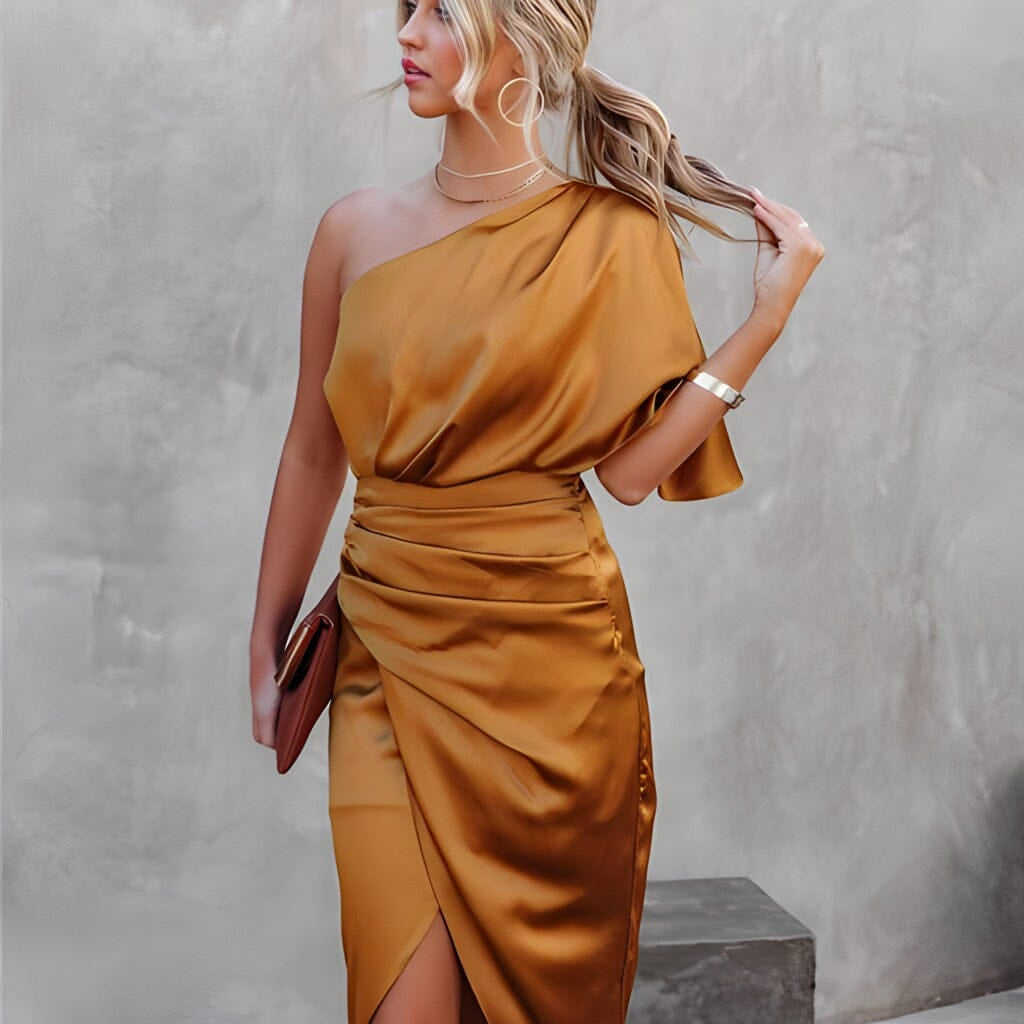 Dhalia - Abito Elegante Asimmetrico