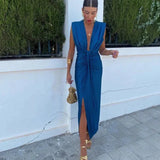 Cordelia - Abito Elegante Drappeggiato