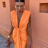 Cordelia - Abito Elegante Drappeggiato