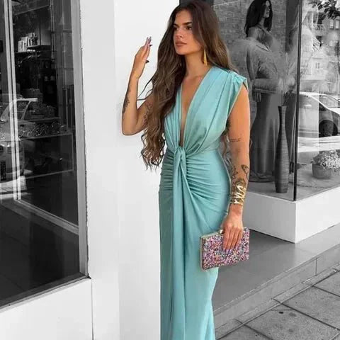 Cordelia - Abito Elegante Drappeggiato