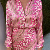 Mei - Abito Camicia Elegante in Raso